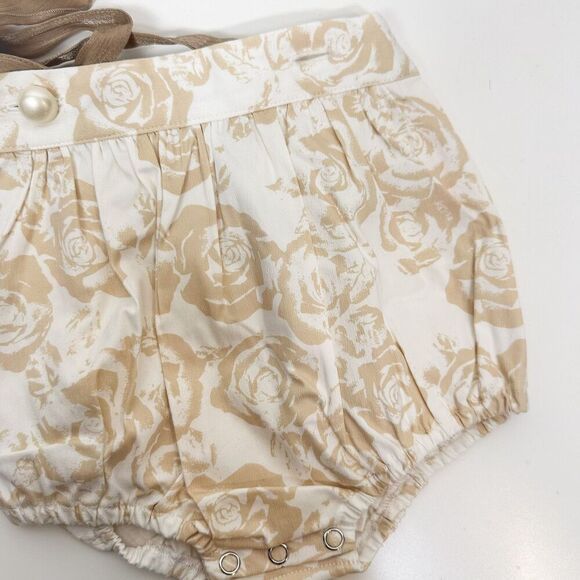 NWT Stella Phoenix The Ivy Playsuit Golden Roses Romper Sz 3 - Picture 5 of 9